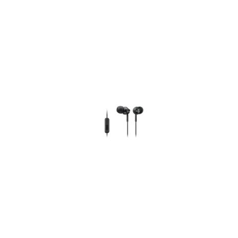 Auricular IN-EAR + MIC Sony MDR-EX110AP Jack Black