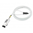 Cable Mobilis Bloqueo de Seguridad con Combinacion Nano Slot White 1.8M