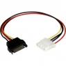 Adaptador Startech Fuente de Alimentacion Molex / Sata 30 CM