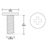 Tornillo de Ensamblaje para Portatil M 2.5X5X5 1 UD