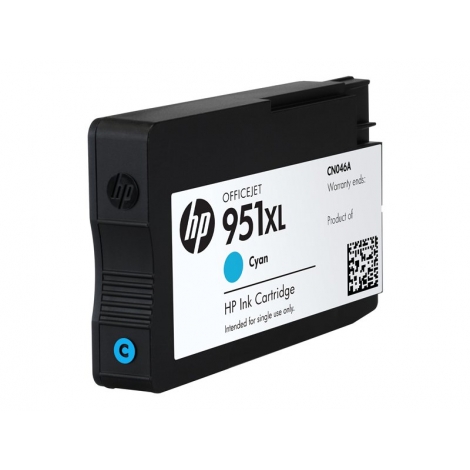 Cartucho HP 951XL Cyan Officejet PRO 8100 8600 1500 PAG