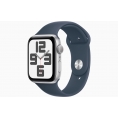 Apple Watch se GPS 40MM Silver Aluminium + Correa Sport Band Storm Blue S/M