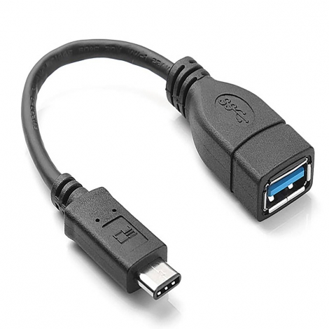 Cable Kablex OTG USB Hembra / USB-C Black