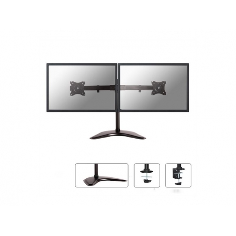 Soporte Monitor Doble Escritorio Newstar NM-D335D Black