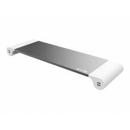 Soporte Monitor Escritorio Celly Swdeskhubwh White + HUB 4Xusb White