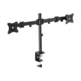 Soporte Monitor Escritorio Equip 2 Brazos 13-27" Vesa 75/100 Montaje Pinza