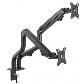 Soporte Monitor Escritorio Iggual Spmp02 PRO 17-32" Vesa 75/100 Montaje Pinza Black