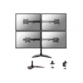 Soporte Monitor Escritorio Newstar NM-D335D 4 Monitores Black