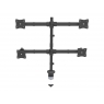 Soporte Monitor Escritorio Startech 4 Brazos Hasta 27" Vesa 75 / 100