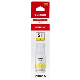 Bote de Tinta Canon 51 Yellow 70ML Pixma para G1520 G2520 G3520 G3560