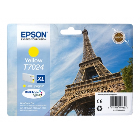 Cartucho Epson T7024XL Yellow WP4000 WP4500