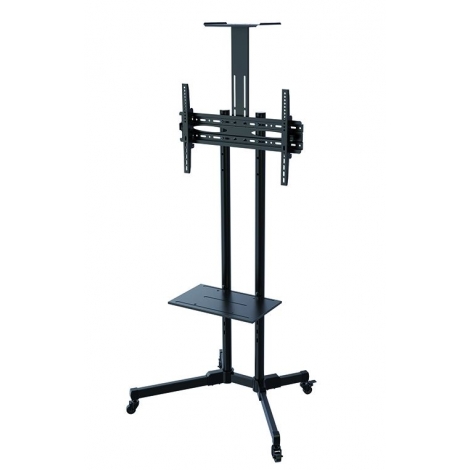 Soporte Monitor Suelo Movil Tooq 37-70" Ruedas Black
