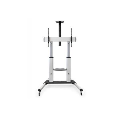 Soporte Monitor Suelo Movil Tooq 60-100" Silver / Black