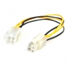 Adaptador Startech Alimentacion Placa Base 4 Macho / 4 Hembra 20CM