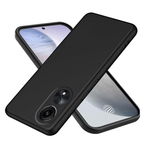 Funda Movil Back Cover HT Silicona Black Oppo A58 4G