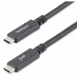 Cable Startech USB-C Macho / USB-C Macho Apantallado 1.8M Black