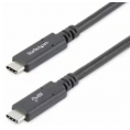 Cable Startech USB-C Macho / USB-C Macho Apantallado 1.8M Black
