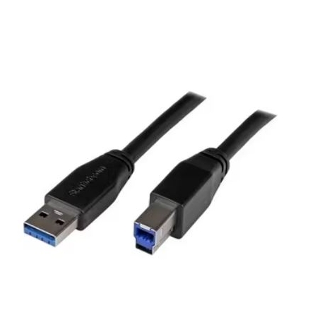 Cable Startech USB 3.0 Macho / USB 3.0 B Macho Activo 5M Black