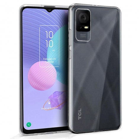 Funda Movil Back Cover Cool Silicona Transparente TCL 405 / 408