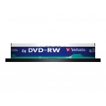 DVD-RW Verbatim 4.7GB 4X Lata 10U