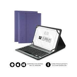 Funda Tablet Subblim Keytab PRO 10.1" + Teclado Bluetooth Purple