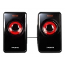 Altavoces Mars Gaming MS1 2.0 10W Black/Red