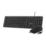 Teclado + Mouse Subblim USB Ergo Business Silent Black