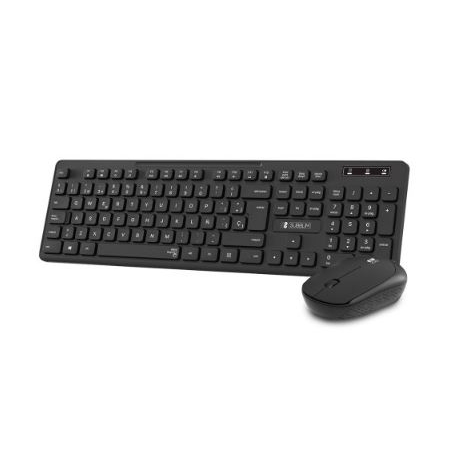 Teclado + Mouse Subblim Wireless Ergo Business Silent Black