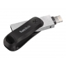 Memoria Lightning / USB 3.0 64GB Sandisk Ixpand GO Silver / Black