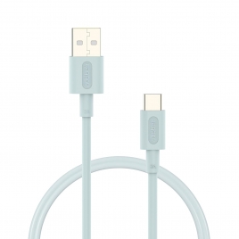 Cable Nubbeh USB Macho / USB-C Macho 3A 18W 1M Turquoise