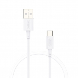 Cable Nubbeh USB Macho / USB-C Macho 3A 18W 1M White