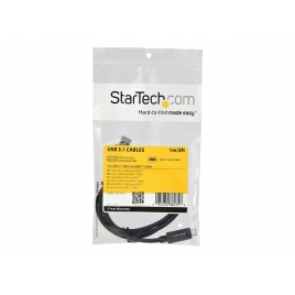 Cable Startech USB 3.1 Macho / USB-C Macho 1M Black