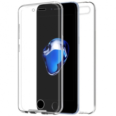 Funda Movil Back + Front Cover Cool Silicona 3D Transparente iPhone 7 Plus / 8 Plus