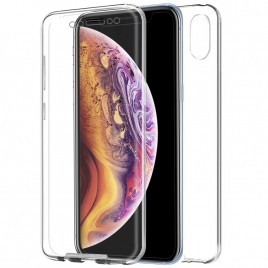 Funda Movil Back + Front Cover Cool Silicona 3D Transparente iPhone XS MAX