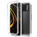 Funda Movil Back + Front Cover Cool Silicona 3D Transparente Pocophone M3