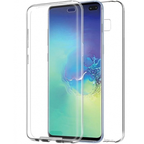 Funda Movil Back + Front Cover Cool Silicona 3D Transparente Samsung Galaxy S10 Plus G975