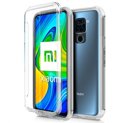 Funda Movil Back + Front Cover Cool Silicona 3D Transparente Xiaomi Redmi Note 9