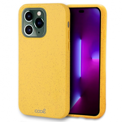 Funda Movil Back Cover Cool ECO Biodegradable Yellow iPhone 14 PRO