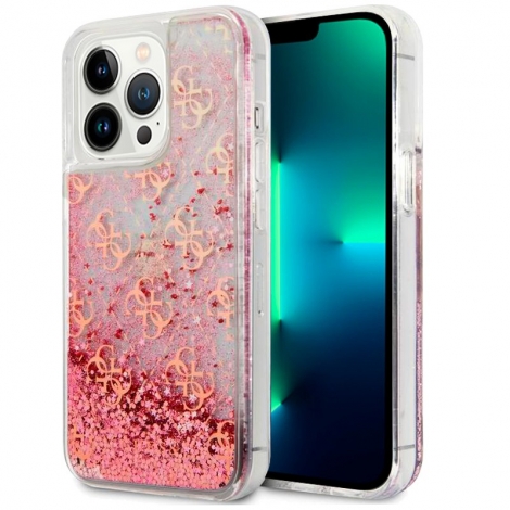 Funda Movil Back Cover Cool Licencia Guess Liquid Pink iPhone 13 PRO