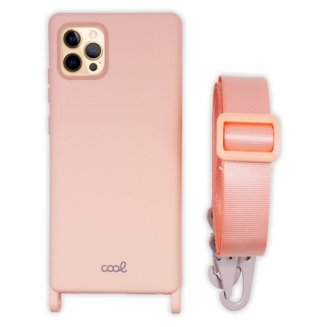 Funda Movil Back Cover Cool Pink + Cinta Pink iPhone 12 PRO MAX