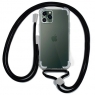 Funda Movil Back Cover Cool Silicona + Cordon Black iPhone 14 PRO