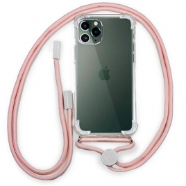 Funda Movil Back Cover Cool Silicona + Cordon Pink iPhone 14 PRO