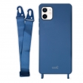 Funda Movil Back Cover Cool Silicona Blue + Cinta Blue iPhone 12 Mini
