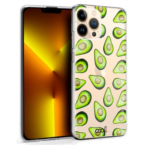 Funda Movil Back Cover Cool Silicona Dibujos Aguacates iPhone 13 PRO MAX