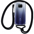 Funda Movil Back Cover Cool Silicona Transparente + Cordon Black Xiaomi mi 10 T Lite