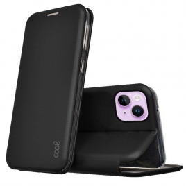 Funda Movil Cool Flip Cover Elegance Black iPhone 14
