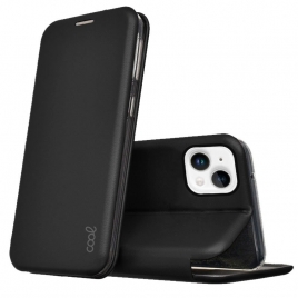Funda Movil Cool Flip Cover Elegance Black iPhone 14 Plus