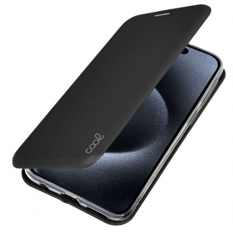 Funda Movil Cool Flip Cover Elegance Black iPhone 15 PRO