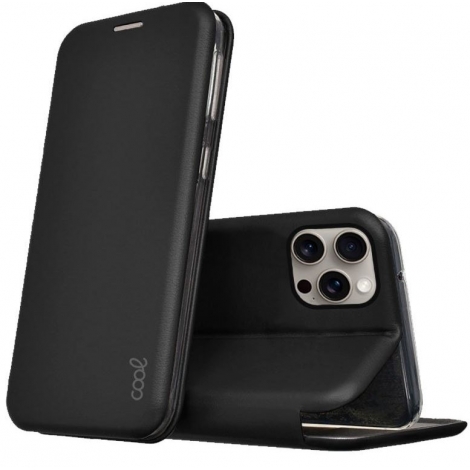 Funda Movil Cool Flip Cover Elegance Black iPhone 15 PRO MAX