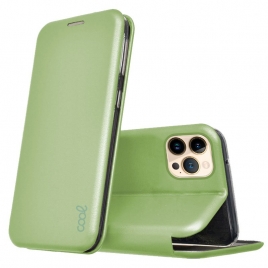 Funda Movil Cool Flip Cover Elegance Pistachio iPhone 13 PRO MAX